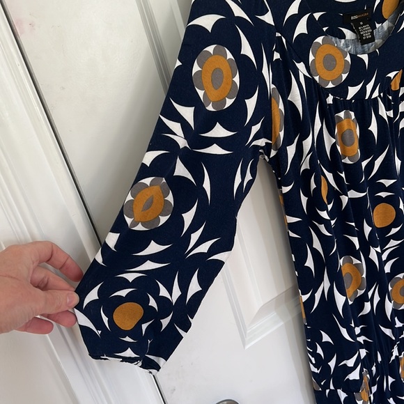 BCBG Geometric Drop Waist Dress - Picture 4 of 6